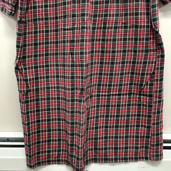 Erika Taylor Intimates Flannel Plaid Full Length Long Nightgown - Picture 3 of 14